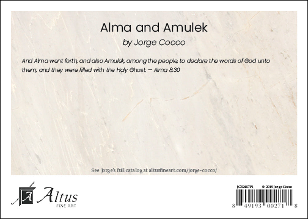 Alma and Amulek by Jorge Cocco