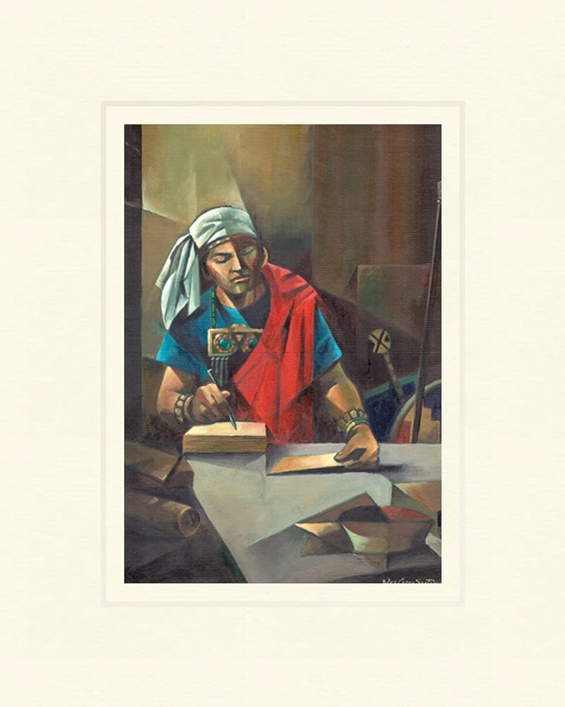 Moroni and the Last Pages 5x7 print