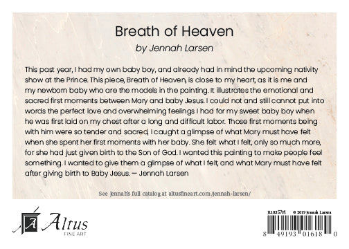 Breath of Heaven 5x7 print