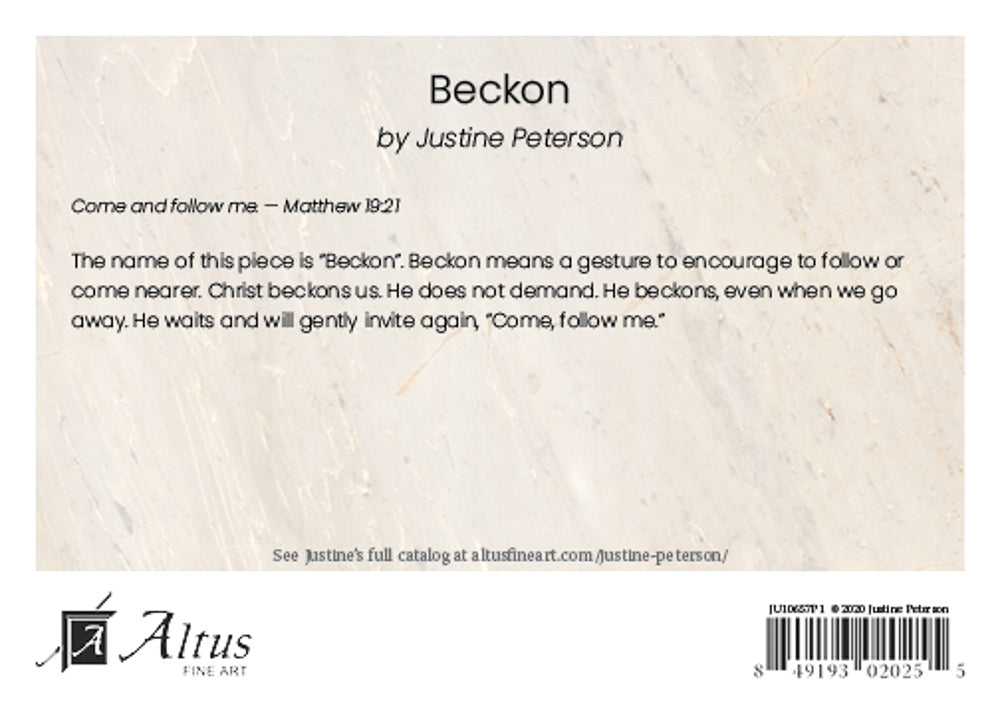 Beckon 5x7 print