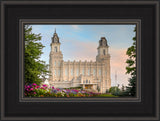 Manti Temple - Flower Garden by Kyle Woodbury