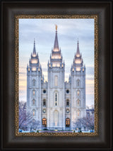 Salt Lake Temple - Winter Sunset by Kyle Woodbury