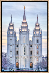 Salt Lake Temple - Winter Sunset by Kyle Woodbury