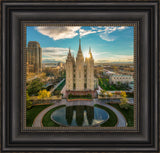 Salt Lake Temple - City Sunset by Kyle Woodbury