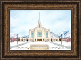 Ogden Temple - Snowy Mountains by Kyle Woodbury