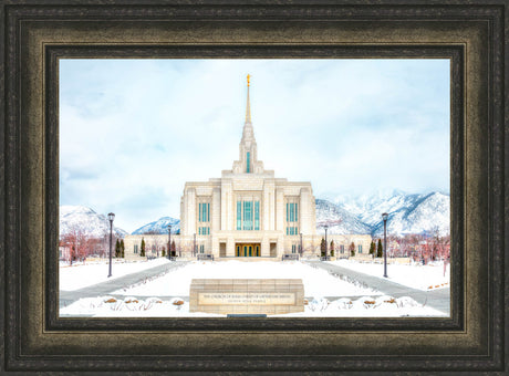 Ogden Temple - Snowy Mountains by Kyle Woodbury