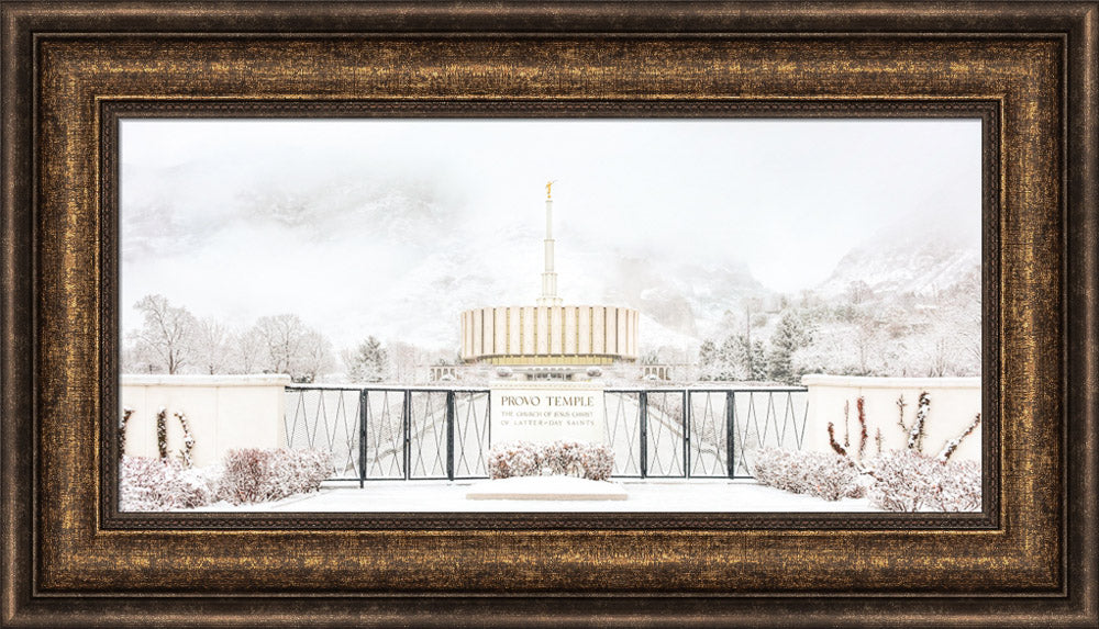 Provo Temple - Winter Beauty by Kyle Woodbury