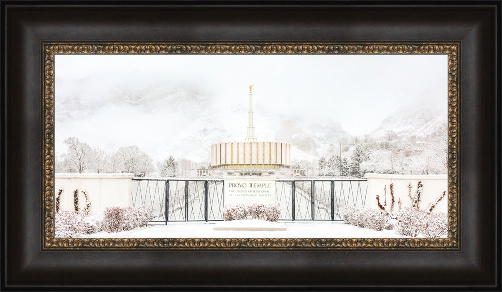 Provo Temple - Winter Beauty by Kyle Woodbury