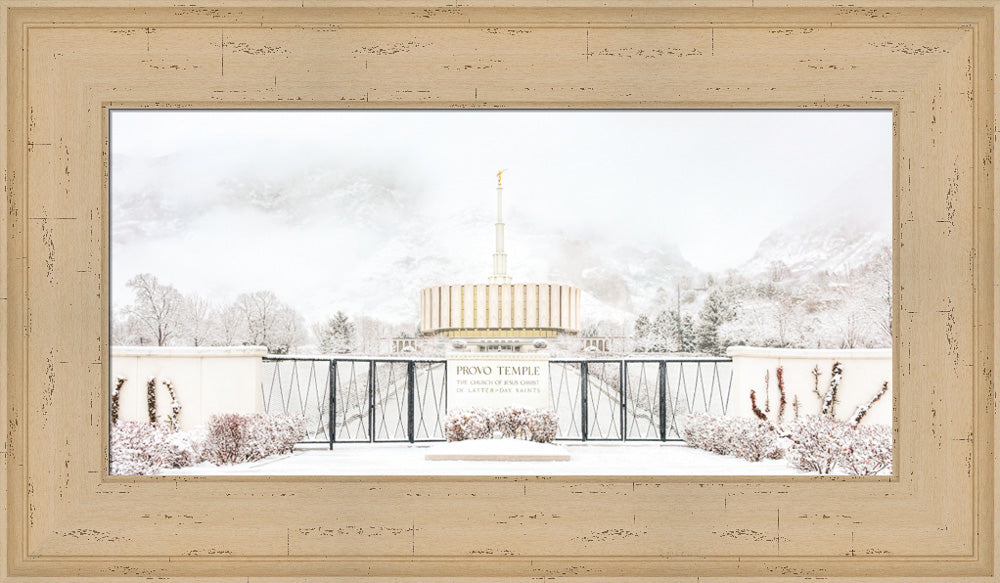 Provo Temple - Winter Beauty by Kyle Woodbury