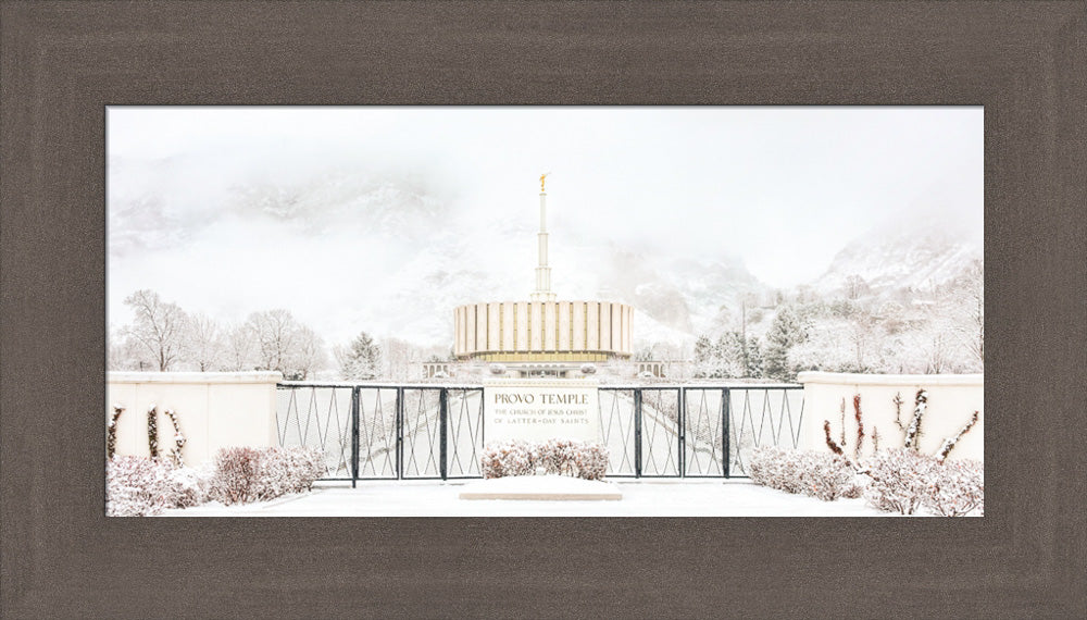 Provo Temple - Winter Beauty by Kyle Woodbury