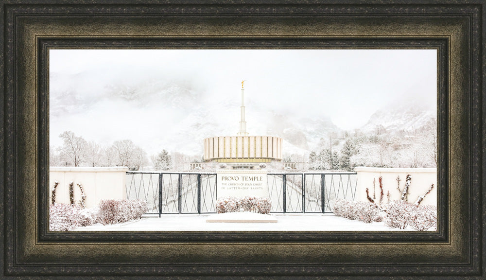 Provo Temple - Winter Beauty by Kyle Woodbury