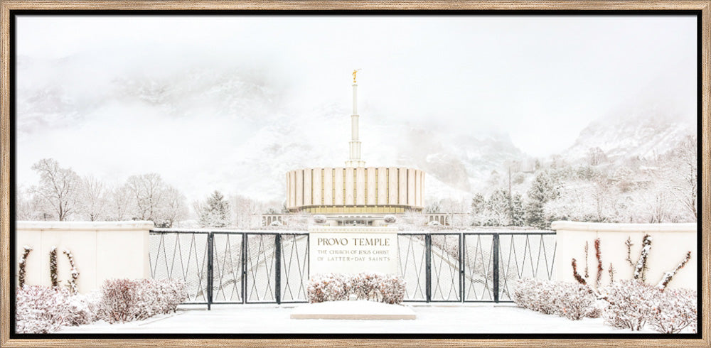 Provo Temple - Winter Beauty by Kyle Woodbury