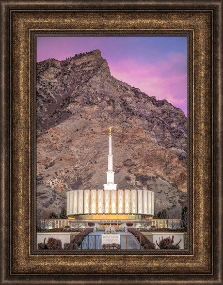 Provo Temple - 2018 Superbowl Sunset by Kyle Woodbury