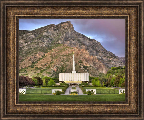 Provo Temple - Summer Mountains by Kyle Woodbury