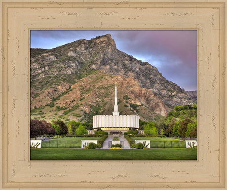 Provo Temple - Summer Mountains by Kyle Woodbury