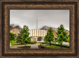 Provo Temple - Snowcapped Mountains by Kyle Woodbury