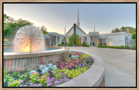 Chicago Temple - Fountain by Kyle Woodbury