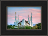 Las Vegas Temple - Pink Sunset by Kyle Woodbury