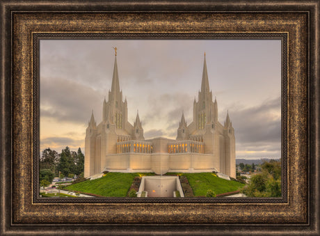 San Diego Temple - Evening Sunset by Kyle Woodbury