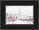 Bountiful Temple - In the Snow by Kyle Woodbury