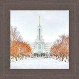 Mount Timpanogos Temple - First Snowstorm by Kyle Woodbury