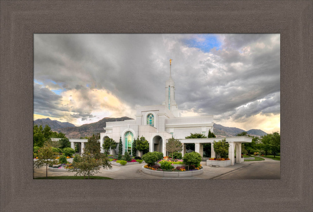 Mount Timpanogos Temple - Summer Mountains by Kyle Woodbury
