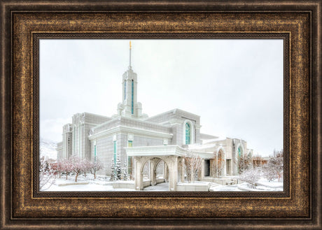 Mount Timpanogos Temple - Angled Whiteout by Kyle Woodbury