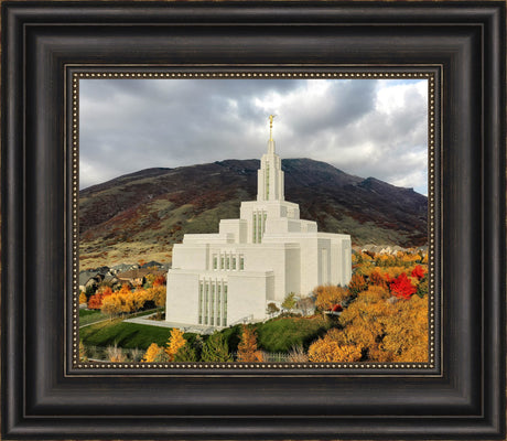 Draper Temple - Fall Splendor by Kyle Woodbury