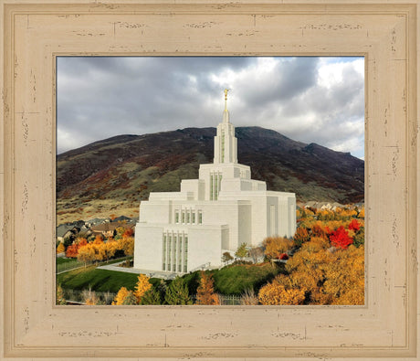 Draper Temple - Fall Splendor by Kyle Woodbury