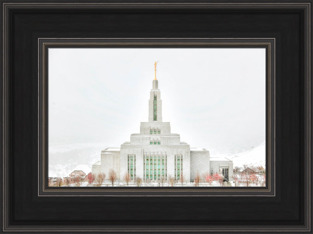 Draper Temple - Before the Snowstorm by Kyle Woodbury