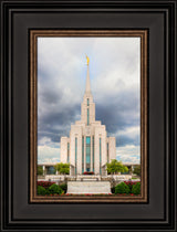 Oquirrh Mountain Temple - Cloudy Day by Kyle Woodbury