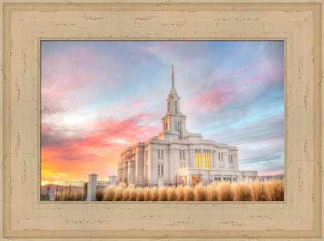 Payson Temple - Sunset by Kyle Woodbury