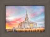 Payson Temple - Sunset by Kyle Woodbury