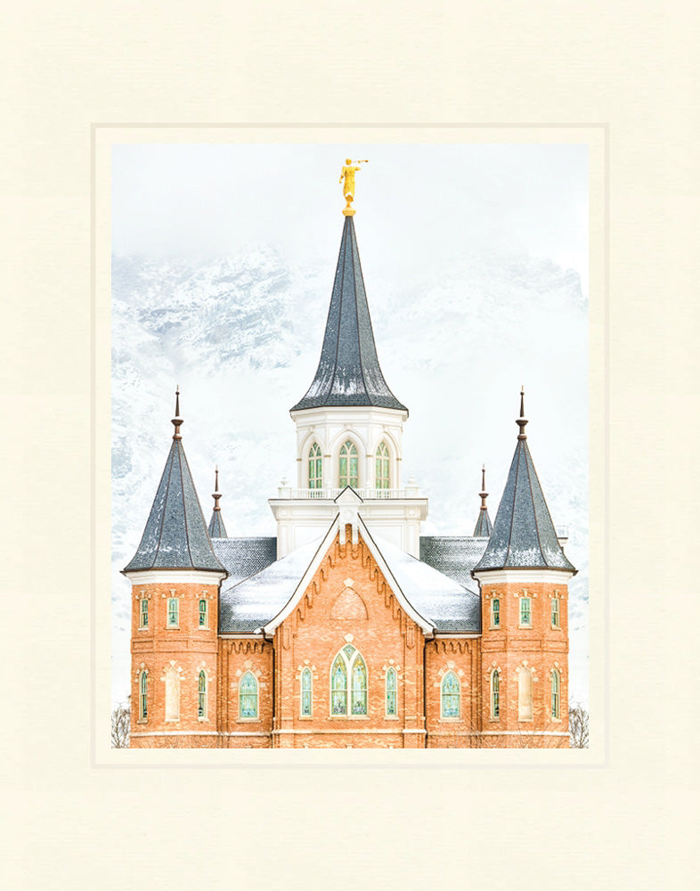 Provo City Center Temple - In January by Kyle Woodbury