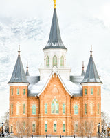 Provo City Center Temple - In January by Kyle Woodbury