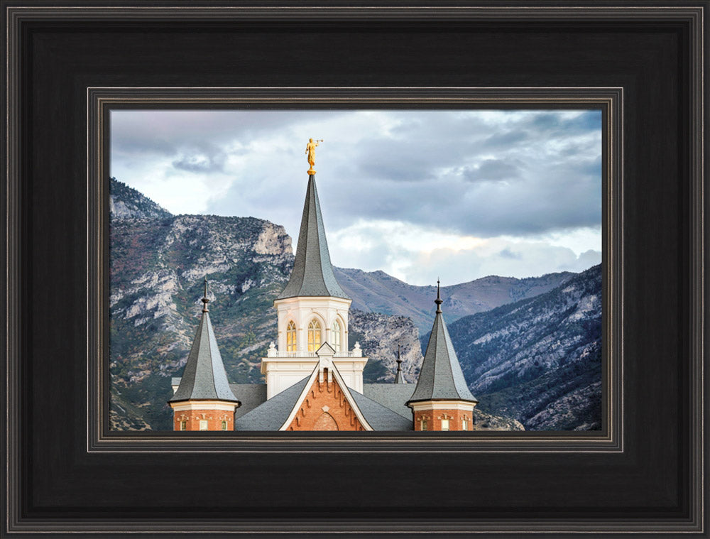 Provo City Center Temple - Wasatch Mountain View by Kyle Woodbury