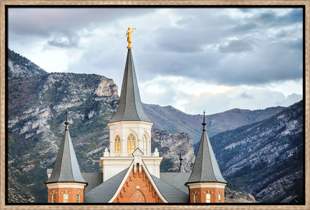 Provo City Center Temple - Wasatch Mountain View by Kyle Woodbury