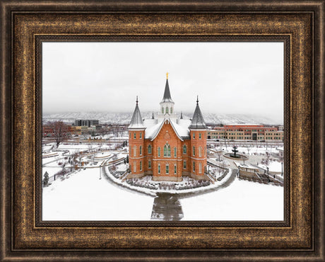 Provo City Center Temple - City From Above by Kyle Woodbury