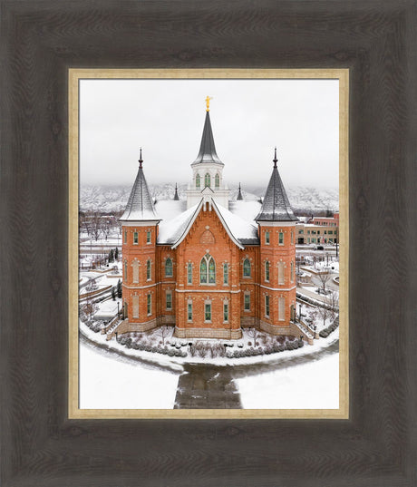 Provo City Center Temple - City From Above by Kyle Woodbury