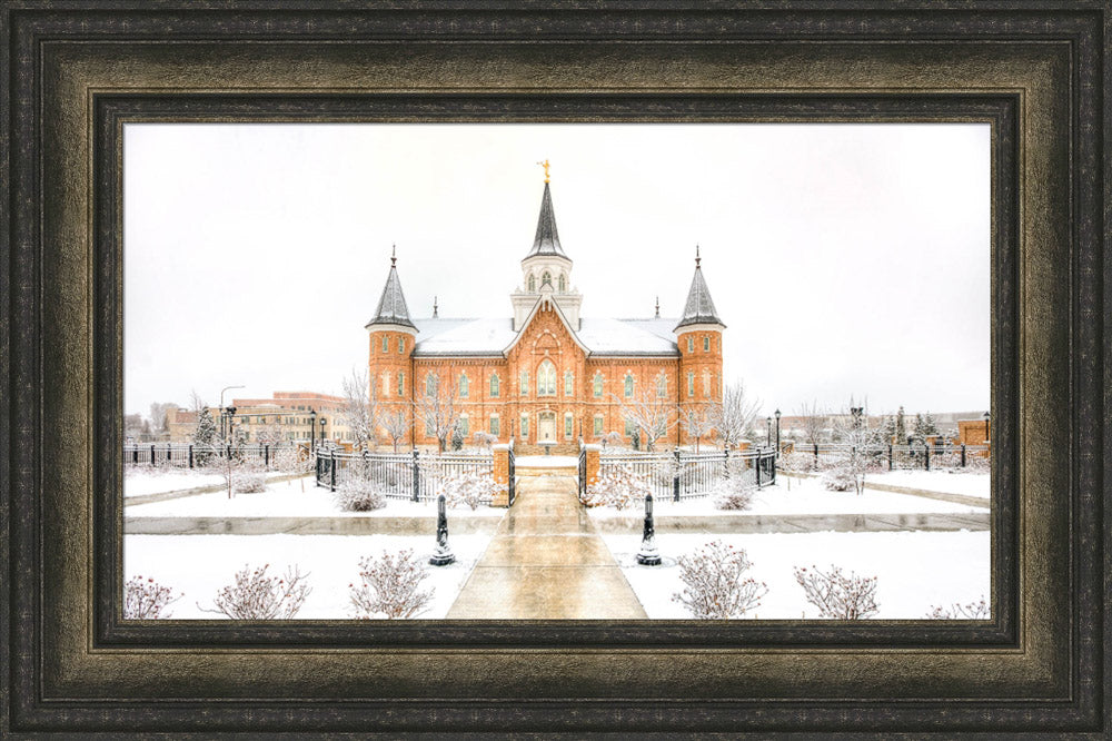 Provo City Center Temple - Snowstorm by Kyle Woodbury