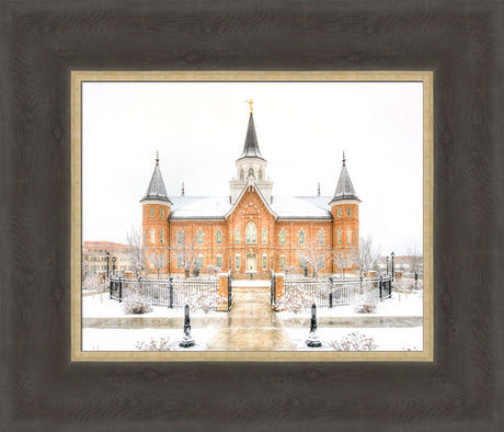 Provo City Center Temple - Snowstorm by Kyle Woodbury