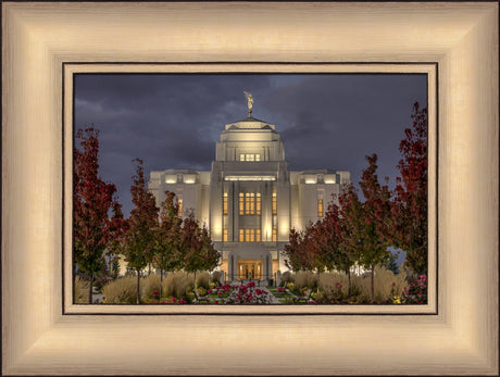 Meridian Temple - Night Lights by Kyle Woodbury