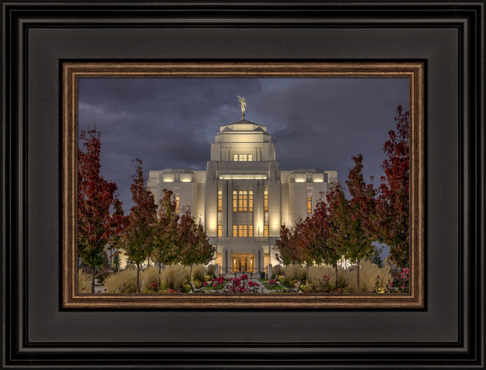 Meridian Temple - Night Lights by Kyle Woodbury