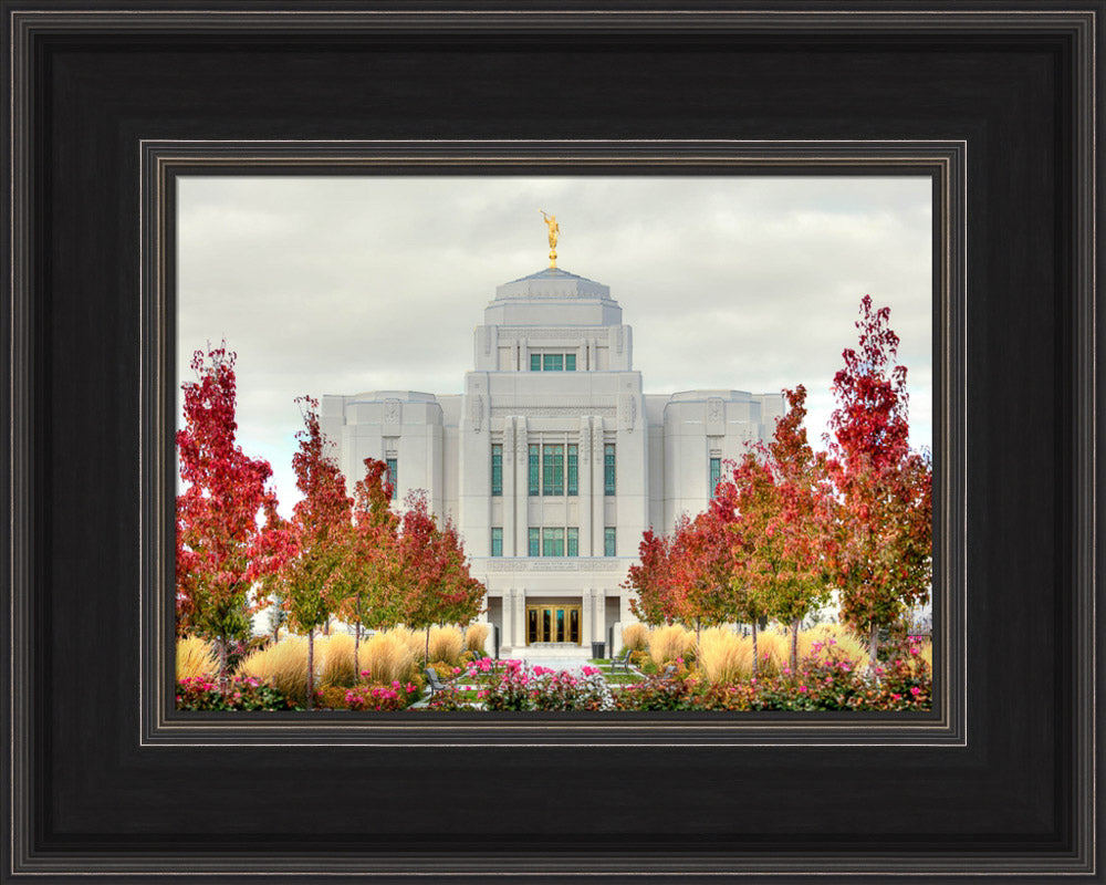 Meridian Temple - Fall Colors by Kyle Woodbury
