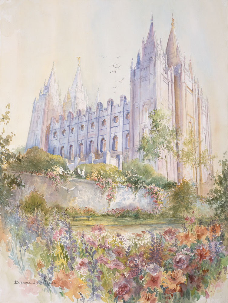 Salt Lake Temple by Laura Wilson