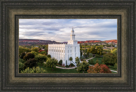 St. George Temple - Canyon View by Lance Bertola