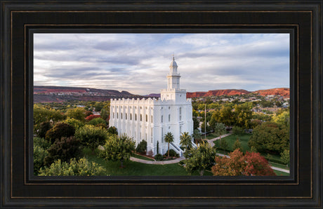 St. George Temple - Canyon View by Lance Bertola