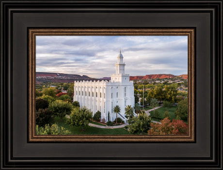 St. George Temple - Canyon View by Lance Bertola