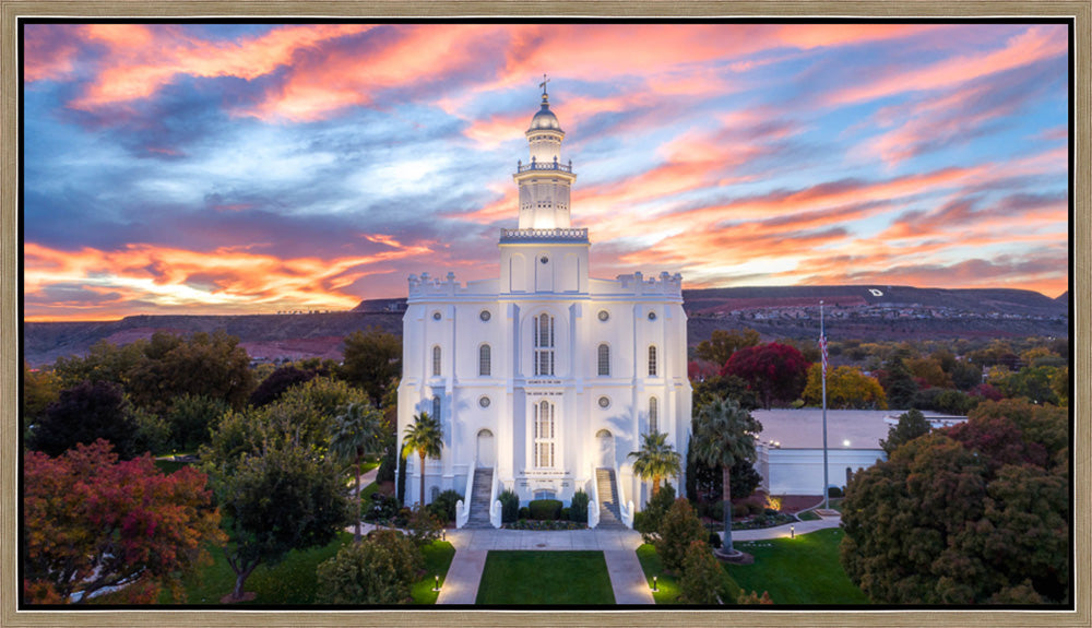 St. George Temple - Greater Heights by Lance Bertola