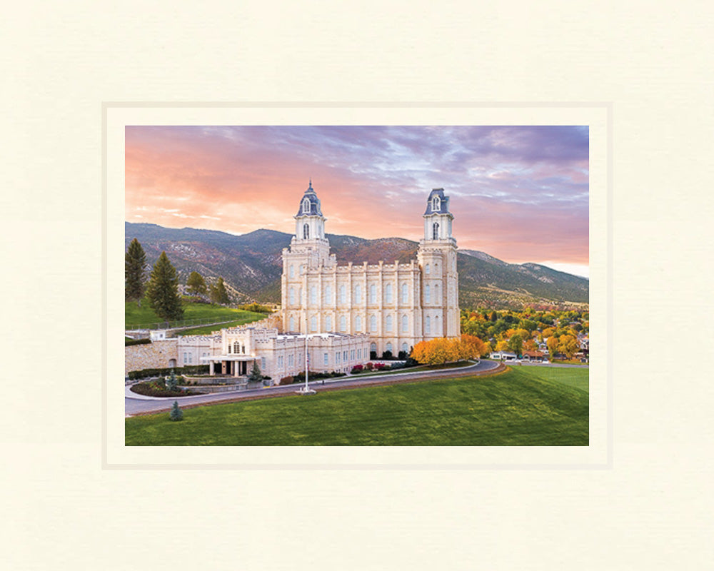 Manti Temple - Greater Heights 5x7 print